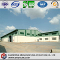 Steel Structure Warehouse with Metal Sheet Cladding